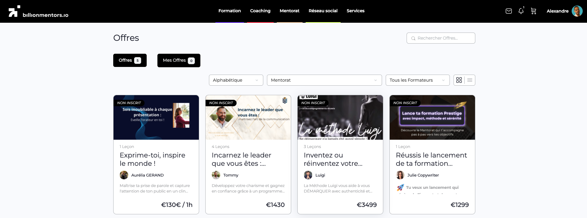 Billion Mentors - EdTech Formation